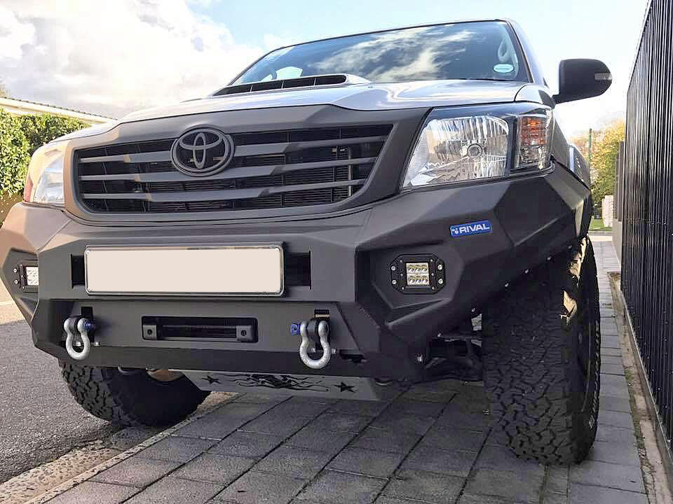 DT-2D57071BNL Drivetech 4×4 Bumper by Rival (Hilux KUN26)