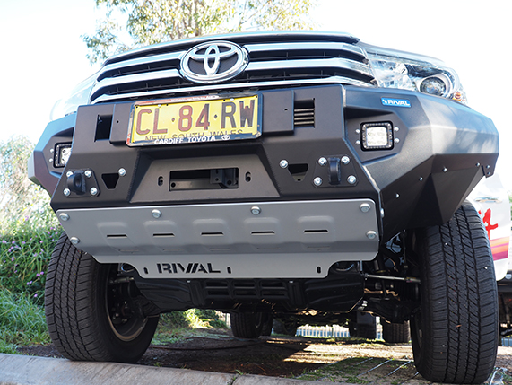 DT-2D57011BNL Drivetech 4×4 Bumper by Rival (Hilux GUN126)